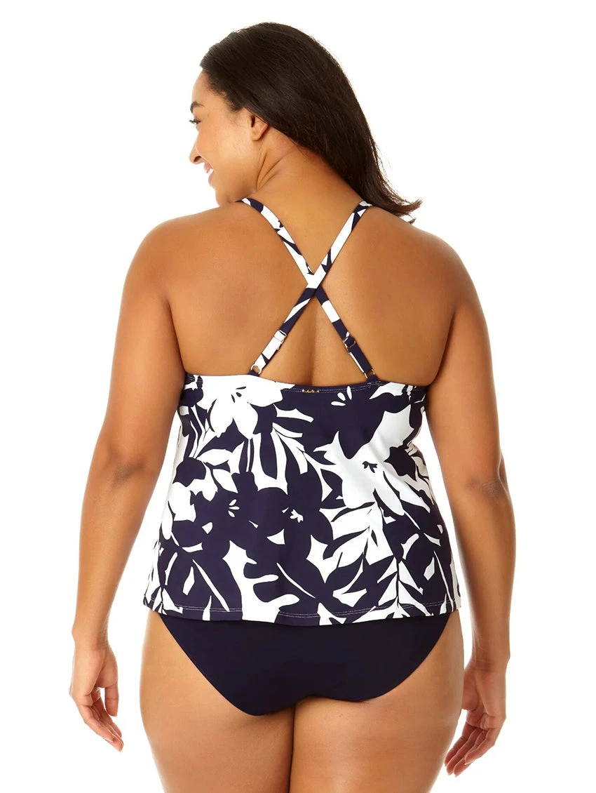 Anne Cole Easy Triangle Plus Tankini Top - Image 3